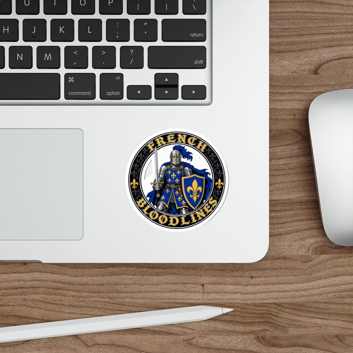 French Bloodlines Knight Crest Sticker