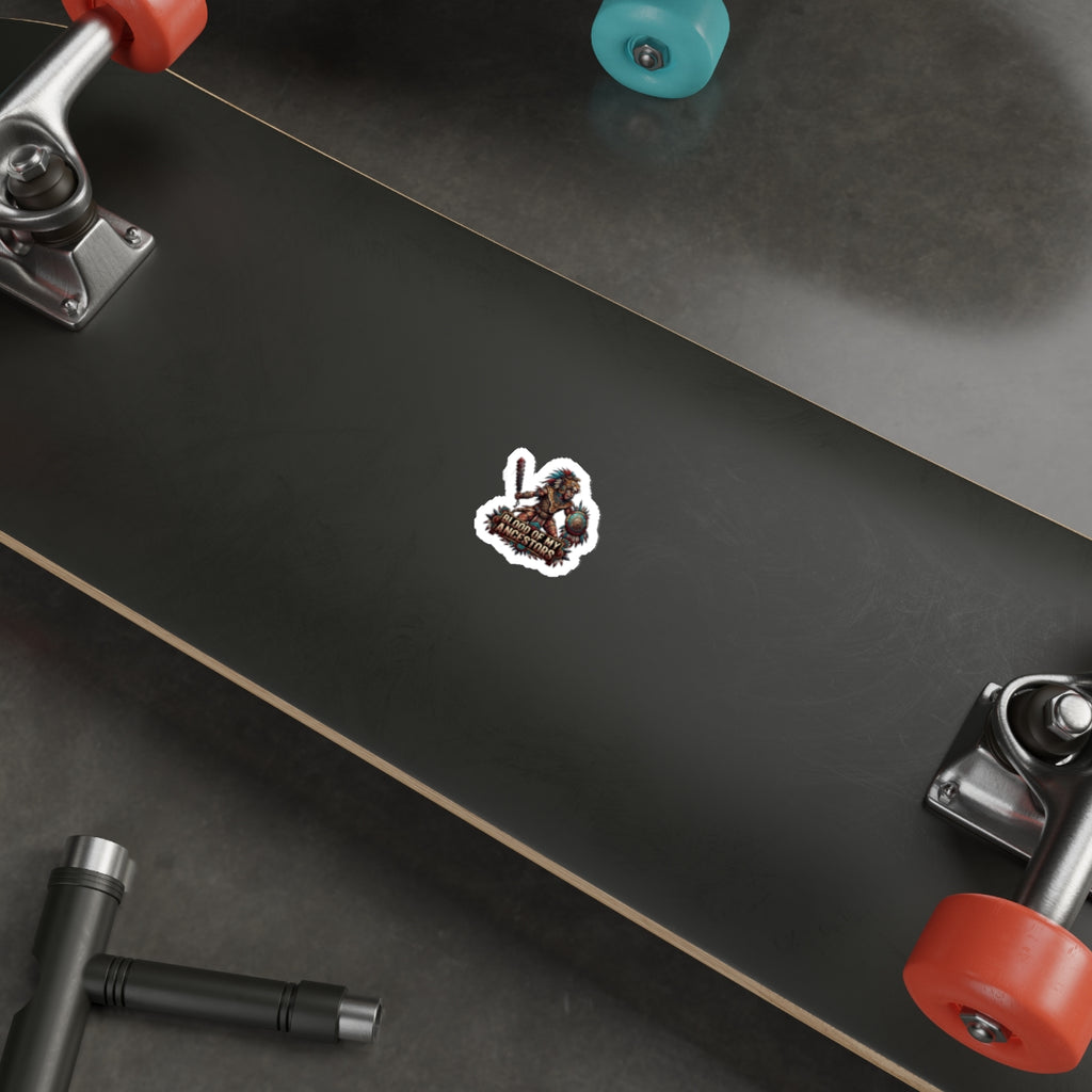 Die-Cut Sticker — "Blood of My Ancestors" Warrior Tribal Sticker